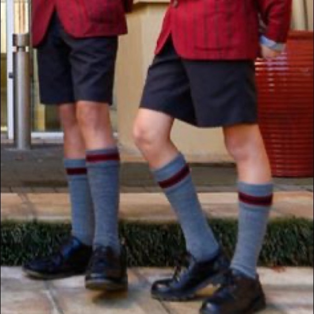 Big Boys Classroom Uniform Husky Flat Front Short